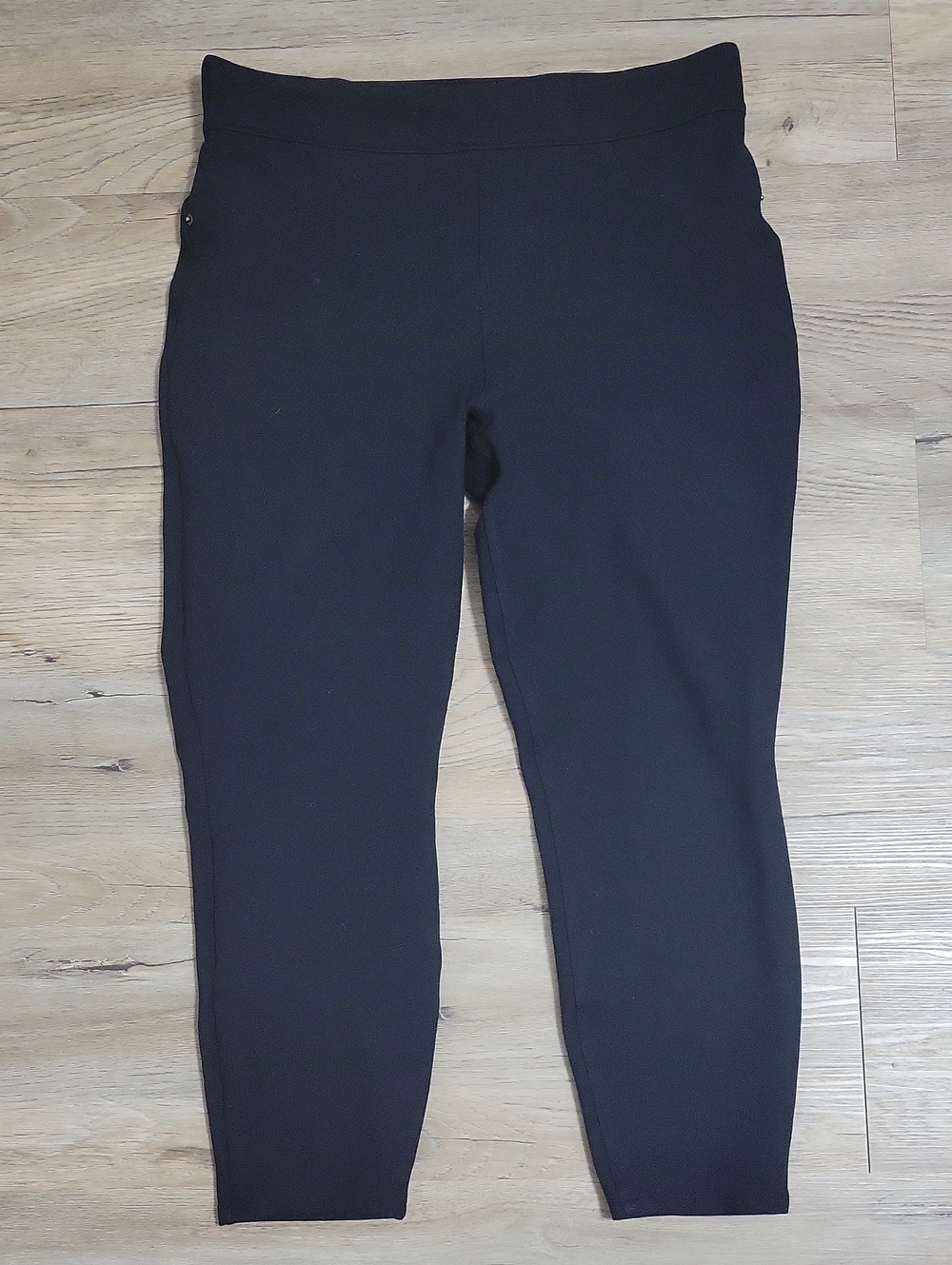SPANX Black High-Waist Ankle Pants